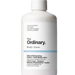 The Ordinary White and Blue Body Care Lotion